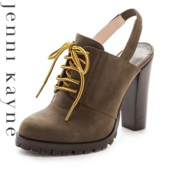 Jenni Kayne Shoes - Jenni Kayne Lace-up Sling Back Heels